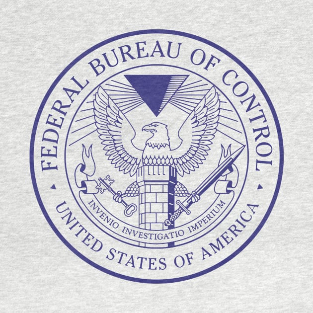 Federal Bureau of Control Blue by Manoss